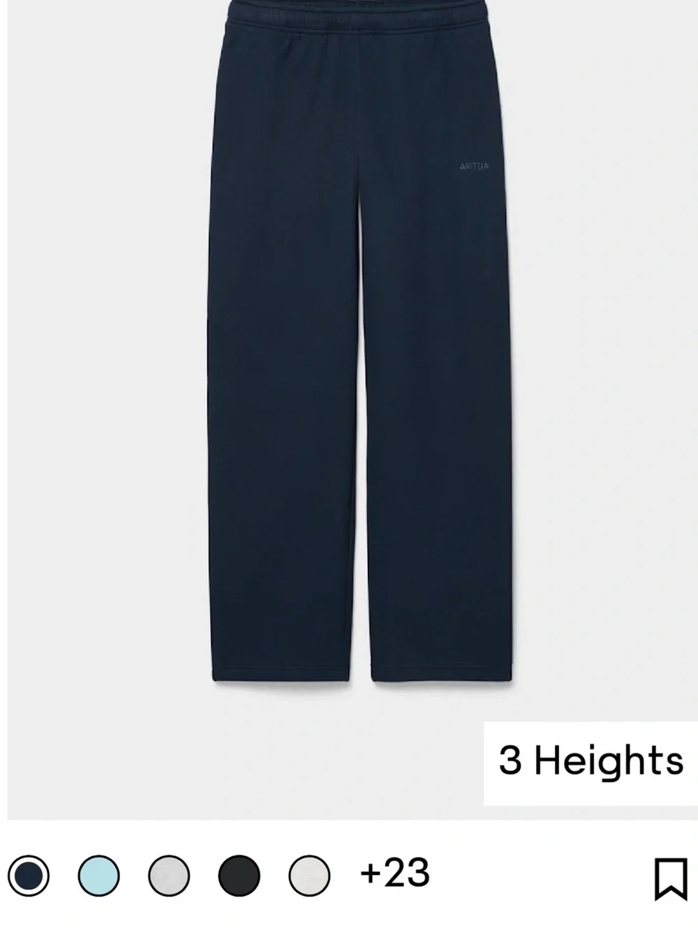 ARITZIA SIZE XXS NAVY SWEATPANTS